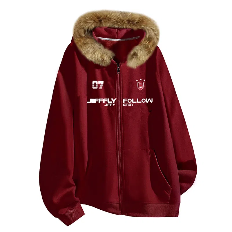 Jifffly Basic Logo Zip Hoodie