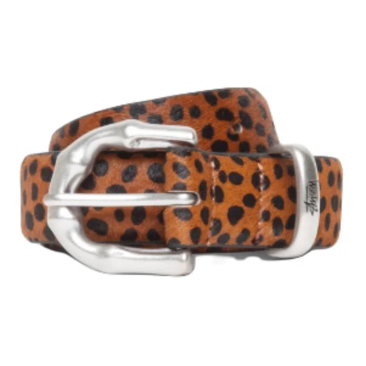 Stussy Logo Leather Belt