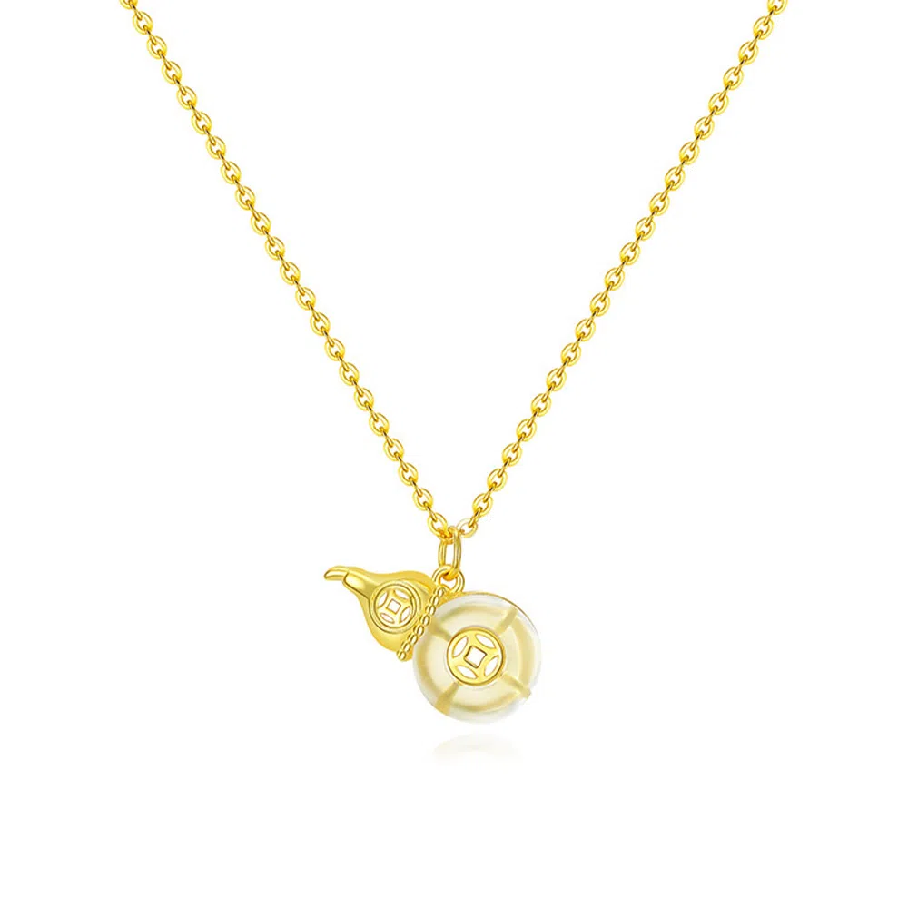  【S925纯银 福气满满】 七七银饰 葫芦生财 转运葫芦新中式福禄双全 本命年转运 国潮古风小葫芦 小众轻奢百搭#好运 玉髓 项链 女款