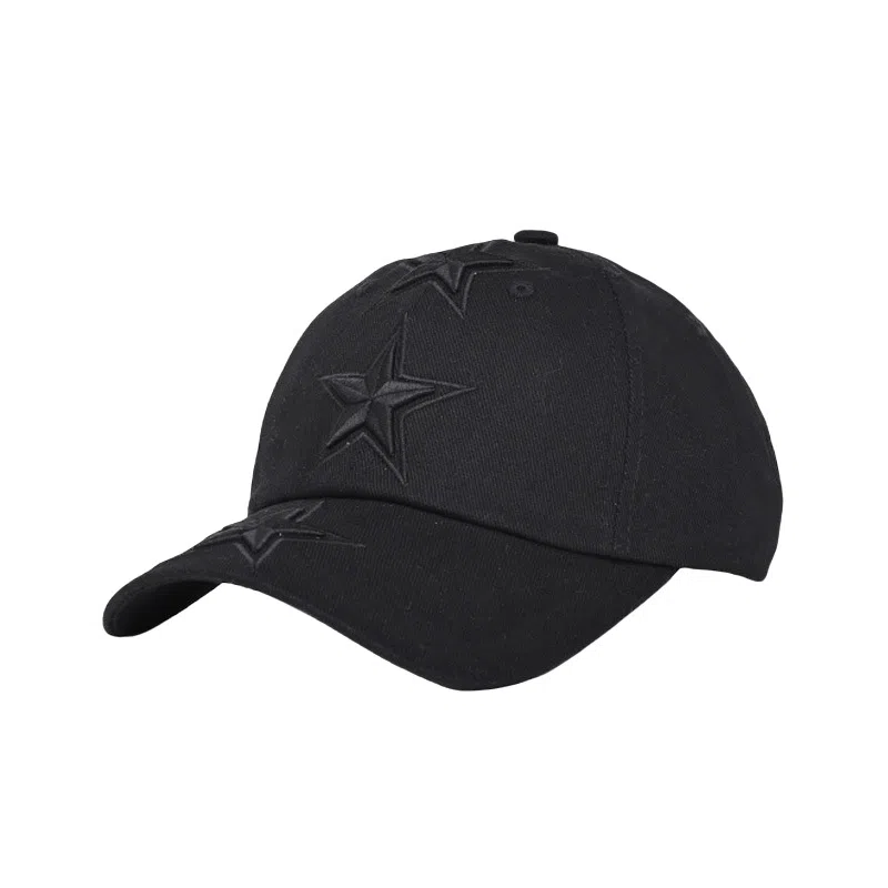 氧气樱桃 美式嘻哈刺绣宽帽檐大头围户外防晒遮阳潮流拼色 棉涤 鸭舌帽 男女同款情侣款