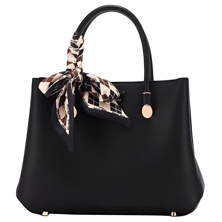 红蜻蜓 纯色都市简约 牛剖层革 手提包 女款 多色