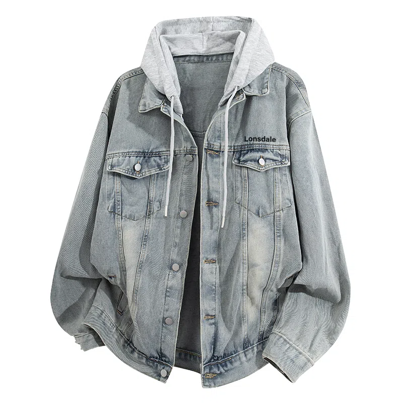 Lonsdale Vintage Logo Denim Jacket