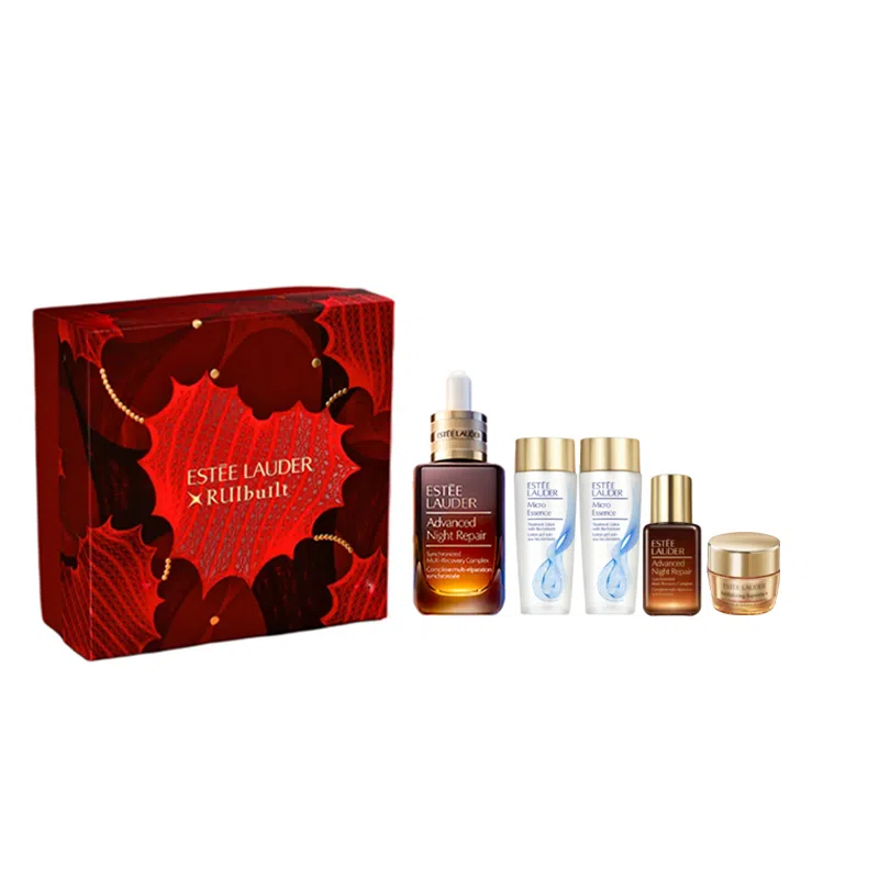 雅诗兰黛 小棕瓶清爽护肤套装 舒缓保湿 六件套