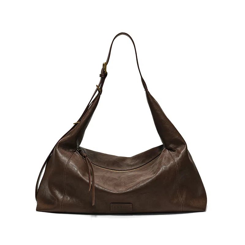 西木汀 向野 小众设计高级感通勤百搭简约 牛皮 斜挎单肩包 常规 女款 多色