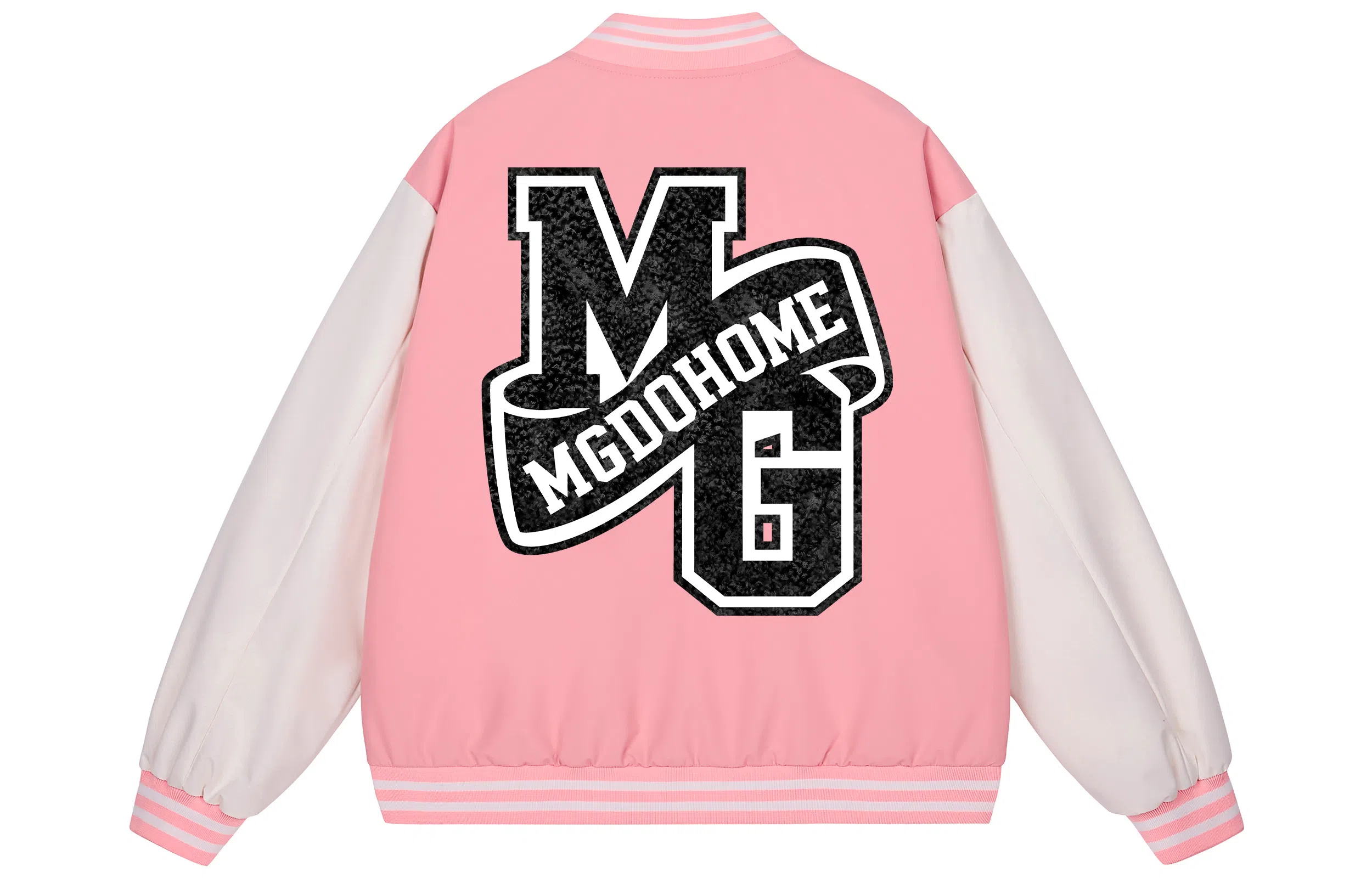 MGDOHOME Vintage Logo Baseball Jacket
