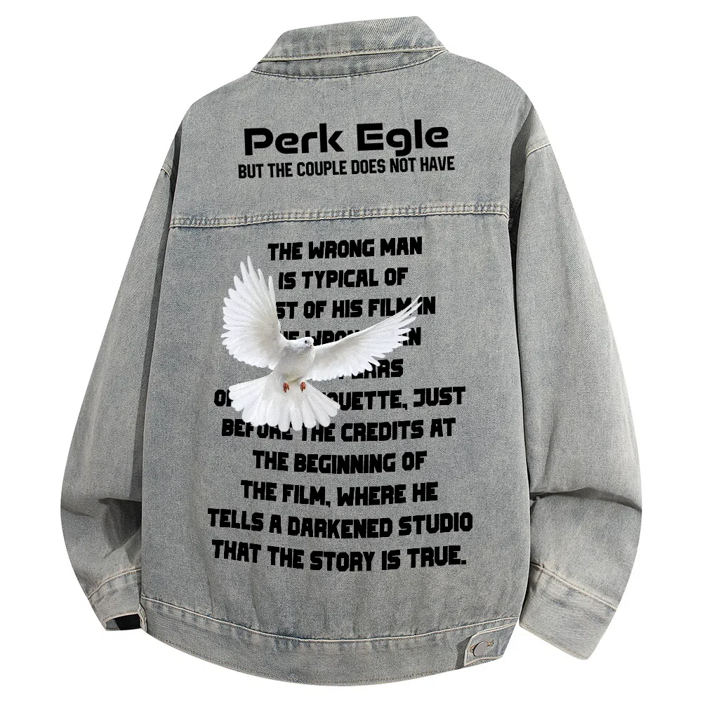 PERK EGLE Anti-War Series Denim Jacket