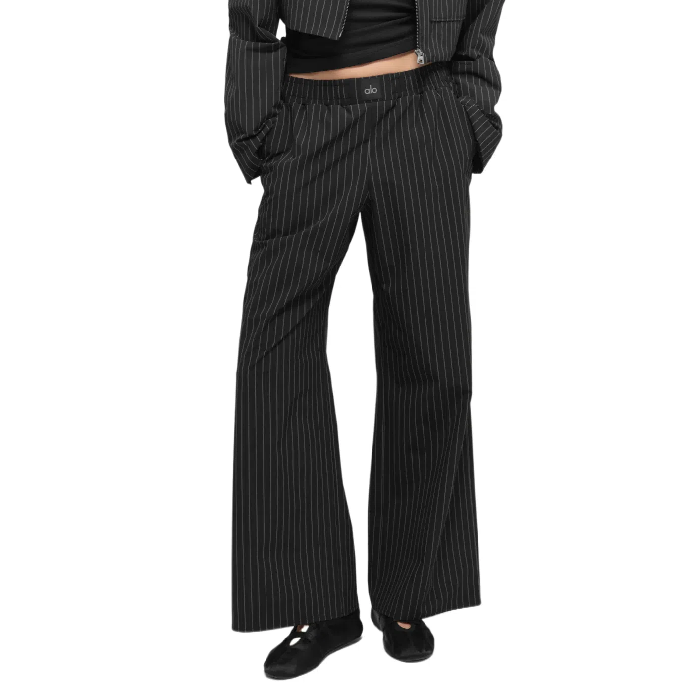 alo yoga Relaxed Stripe Sweatpants