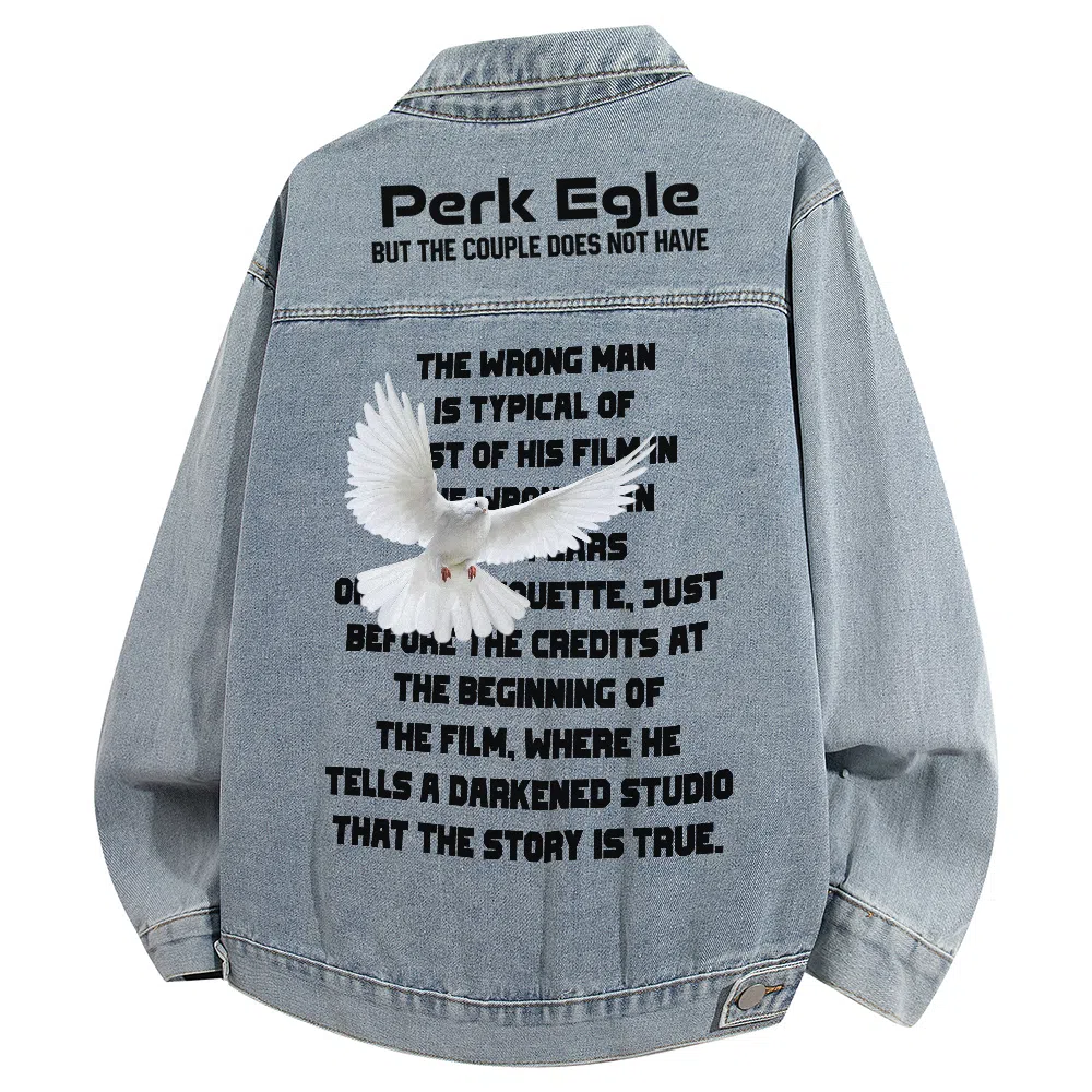 PERK EGLE Anti-War Series Denim Jacket