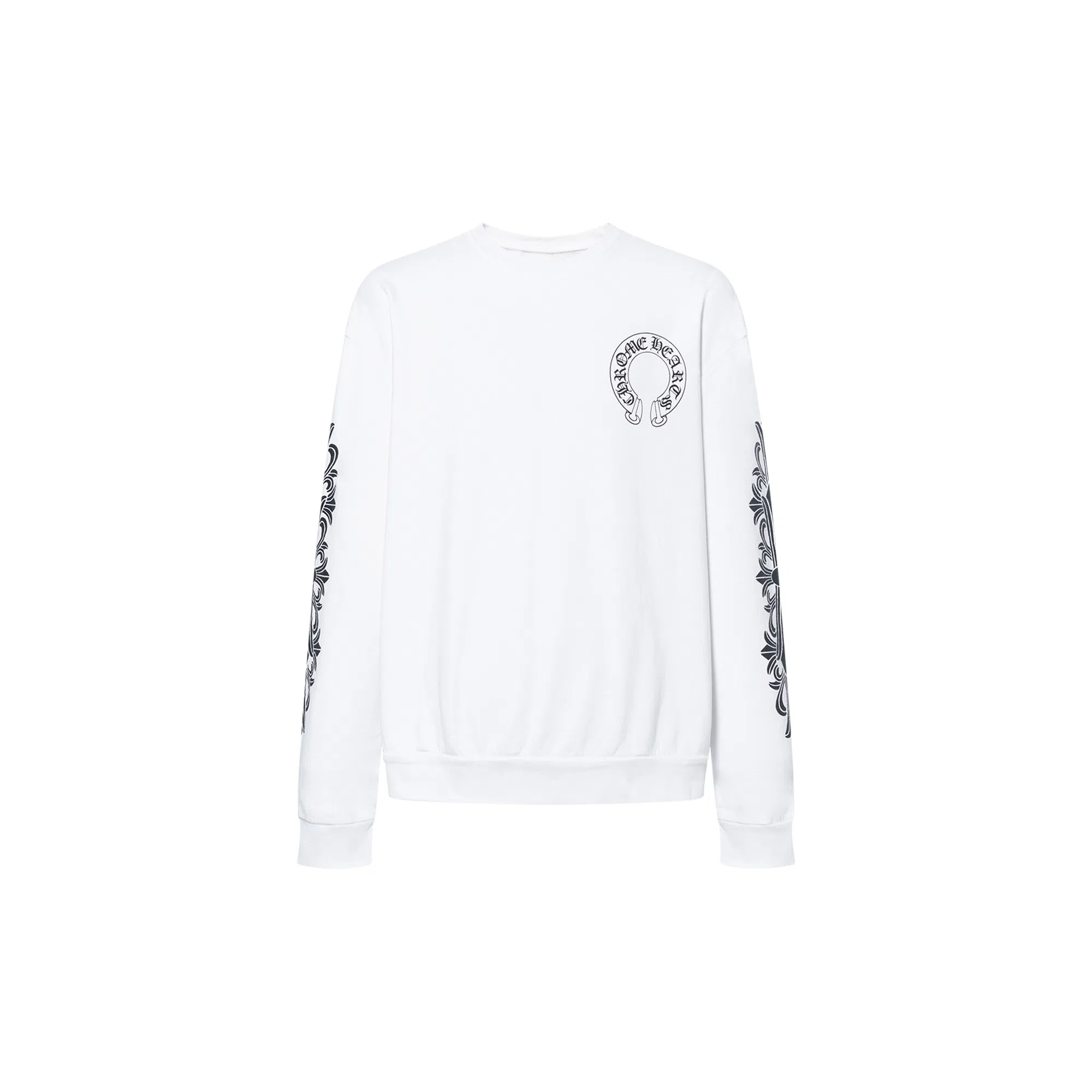 Chrome Hearts Logo Crewneck Sweatshirt White