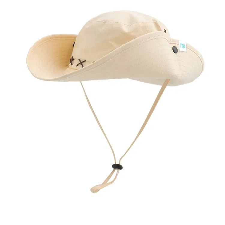 心水好物 登山大头围显脸小美式复古西部牛仔户外徒步露营防晒遮阳帽 腈纶  渔夫帽 男女同款情侣款