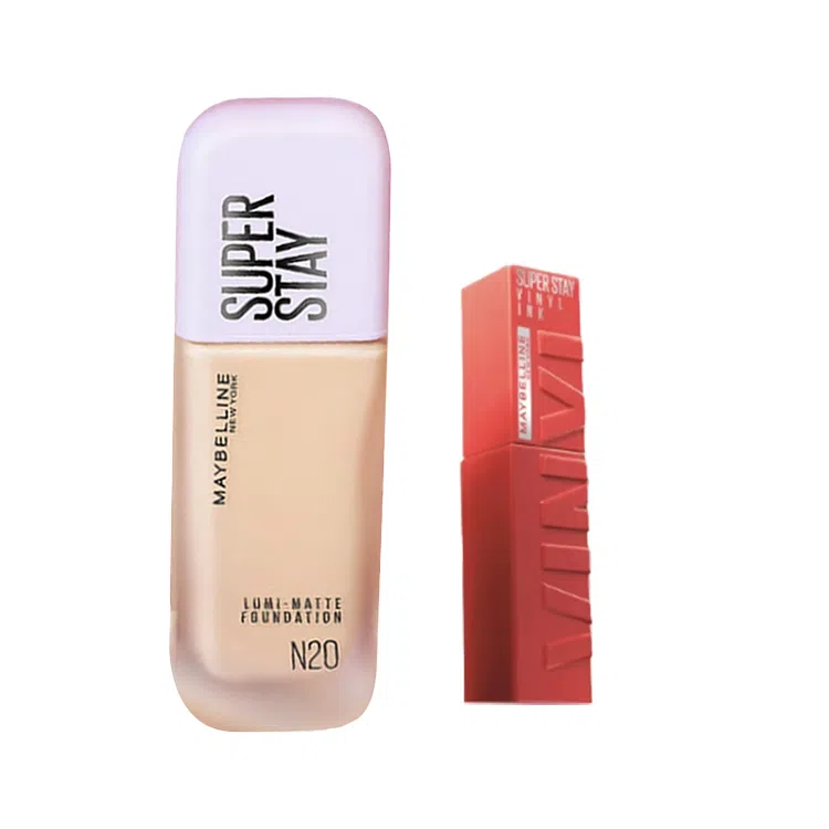 美宝莲 持妆轻透彩妆套装 哑光雾面 油皮适用