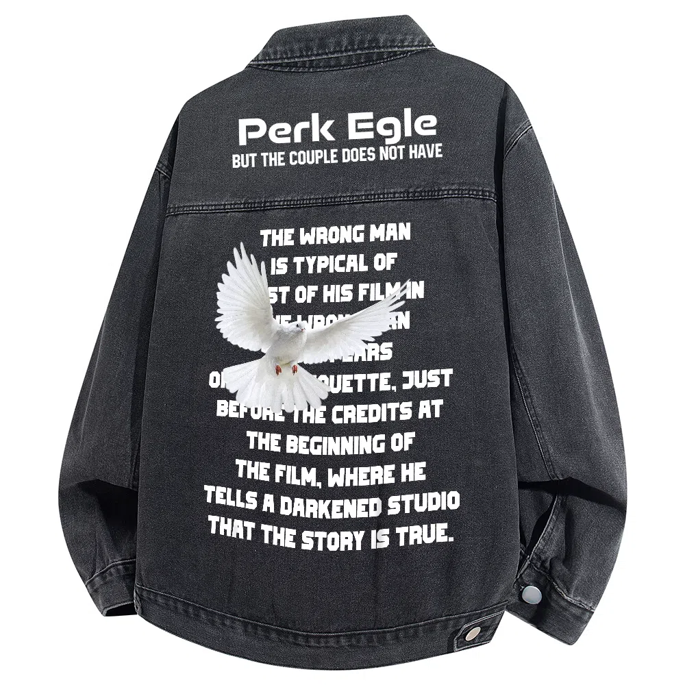 PERK EGLE Anti-War Series Denim Jacket
