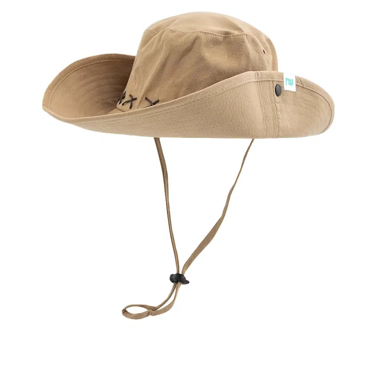 心水好物 登山大头围显脸小美式复古西部牛仔户外徒步露营防晒遮阳帽 腈纶  渔夫帽 男女同款情侣款