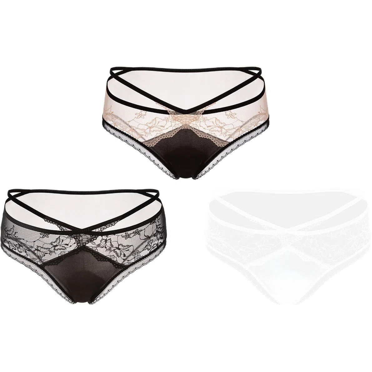 小甜崽 蕾丝优雅性感三角内裤 女款