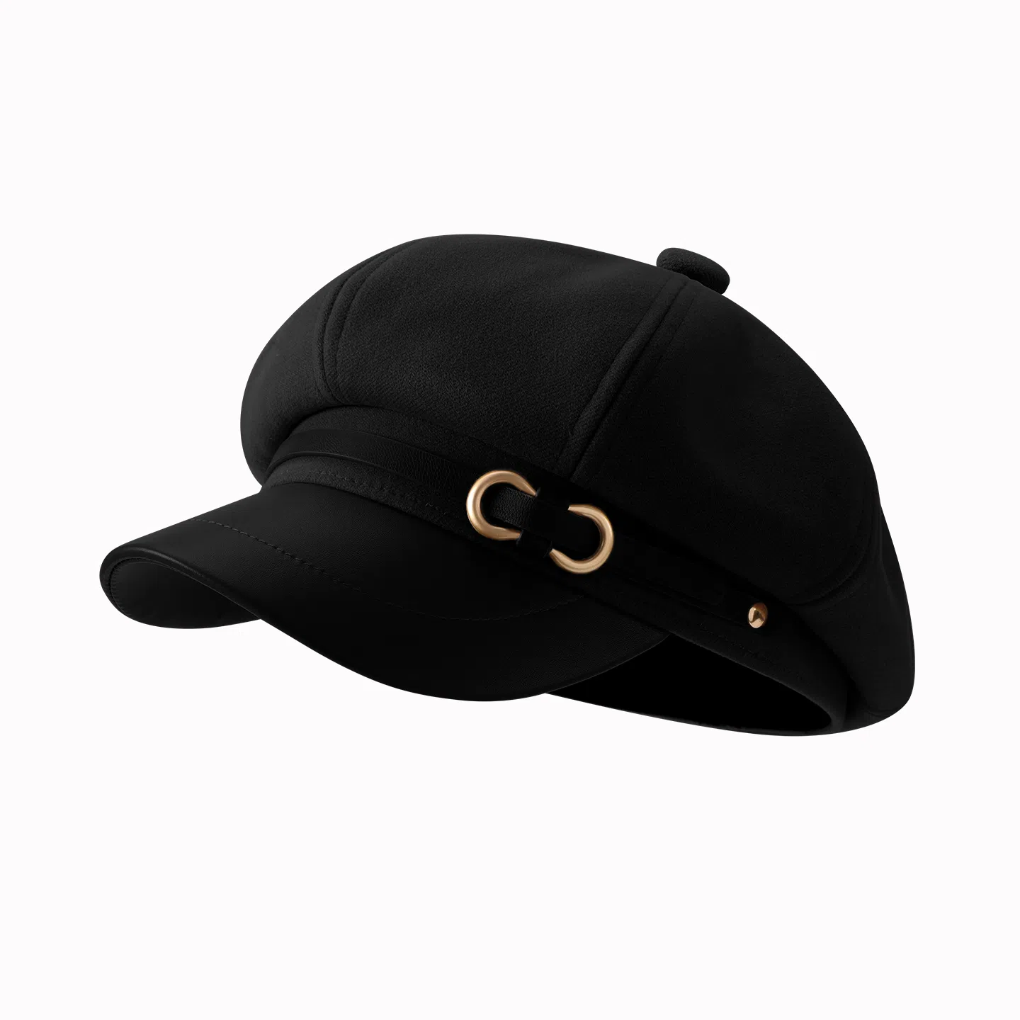 【秋冬必备】 稻草人 英伦风显脸小八角帽 复古百搭时尚 韩版文艺学院风 涤纶+粘胶纤维 贝雷帽 女款