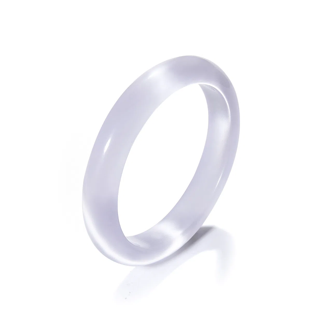 九龙古 新中式国潮古风复古雾霾清新白月光叮当镯 旗袍汉服 猫眼石 玉石手镯 女款