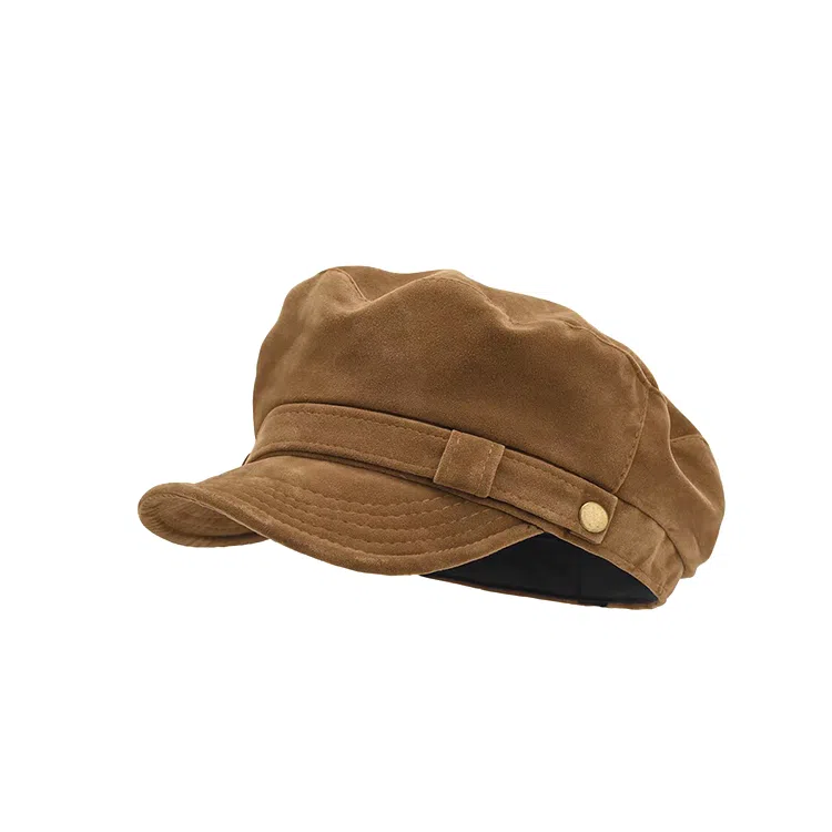 心水好物 美拉德风简约纯色休闲复古英伦可折叠画家帽 棉  贝雷帽 男女同款情侣款