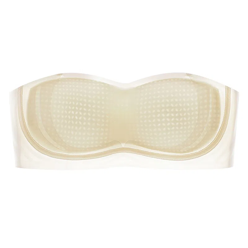 二三二三 透气吸汗隐形无痕抹胸内衣亲肤柔软聚拢防下垂胸罩舒适抑菌防滑纯欲美背时尚百搭日常通勤无钢圈文胸 女款