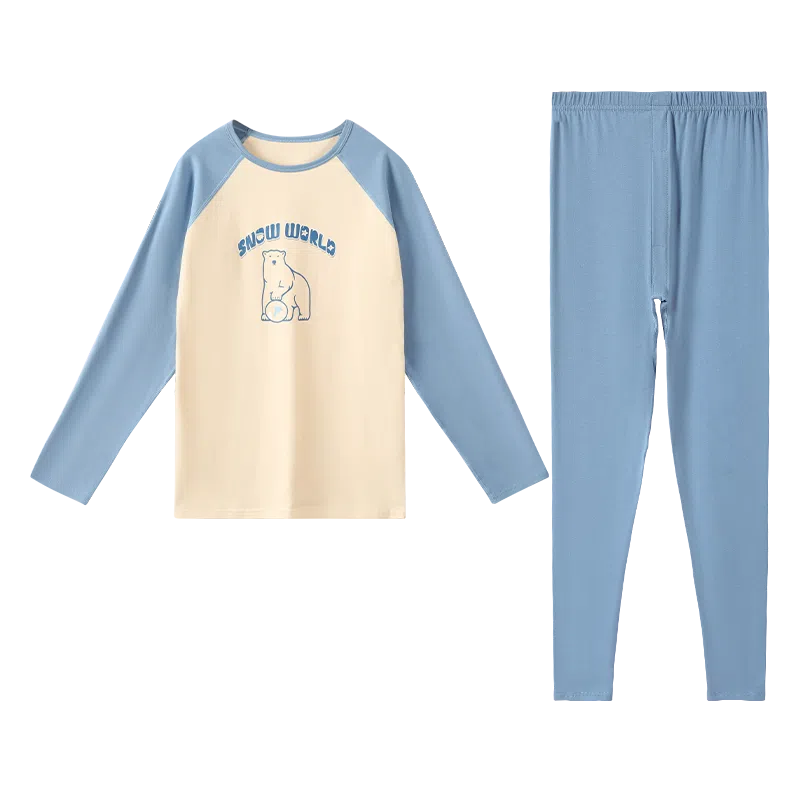 红豆 秋衣秋裤春秋亲肤微绒感保暖套装内衣