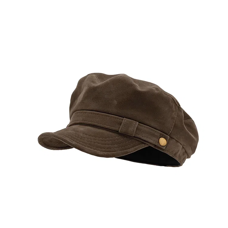 心水好物 美拉德风简约纯色休闲复古英伦可折叠画家帽 棉  贝雷帽 男女同款情侣款