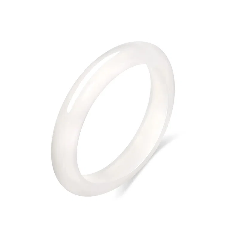 九龙古 新中式国潮古风复古雾霾清新白月光叮当镯 旗袍汉服 猫眼石 玉石手镯 女款