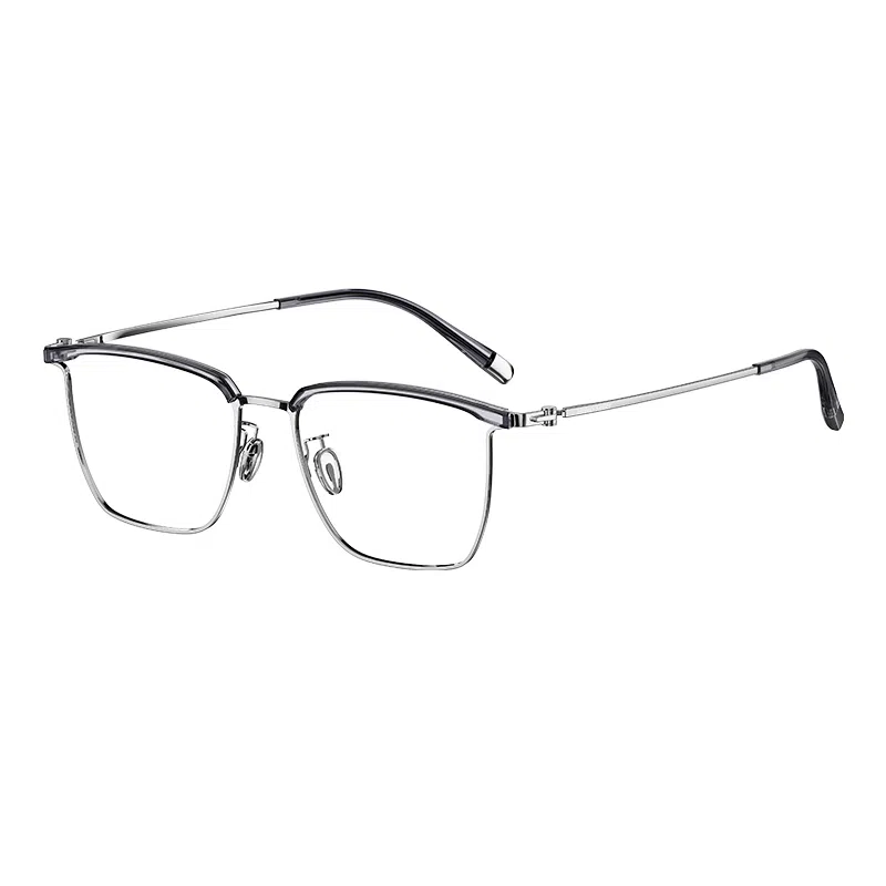 HELEN KELLER Titanium Semi-Rimless Eyeglasses