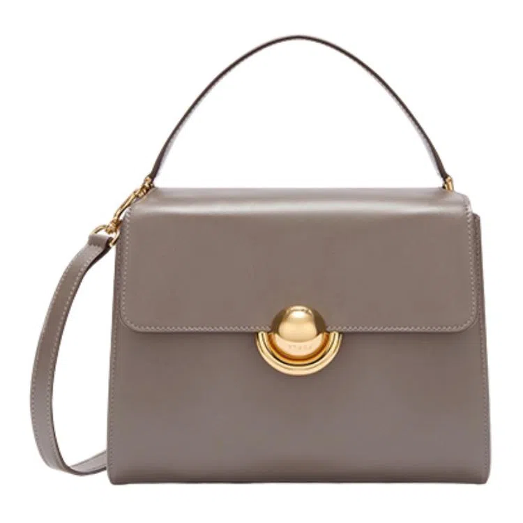 Furla Domus Small Shoulder Bag Gray