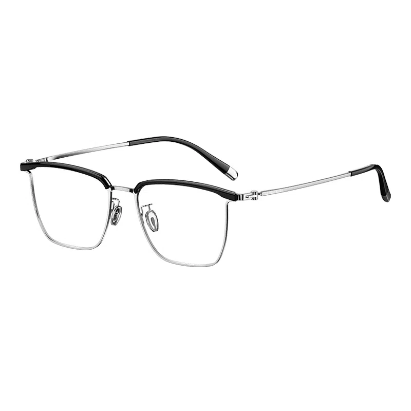 HELEN KELLER Titanium Semi-Rimless Eyeglasses