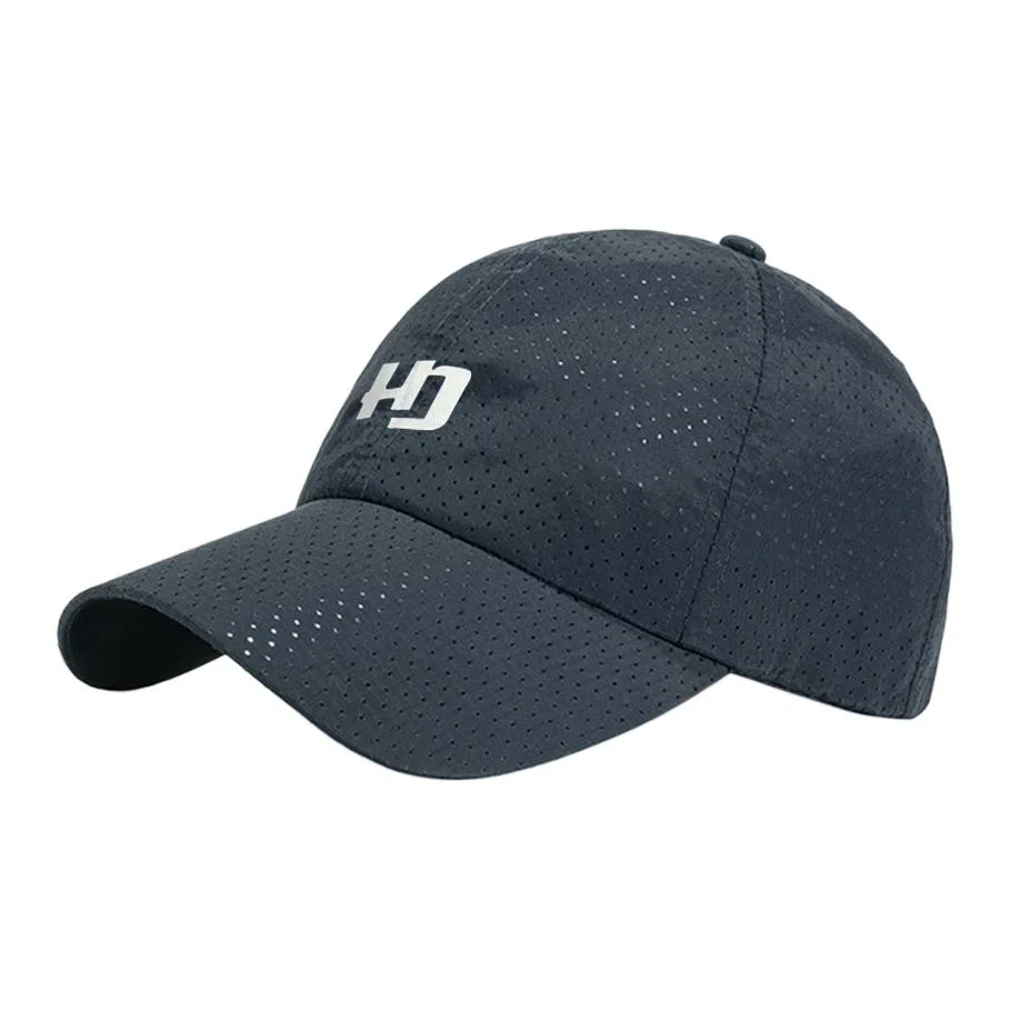 红豆 夏季休闲网孔透气速干弯檐百搭 聚酯纤维 鸭舌帽 男女同款情侣款