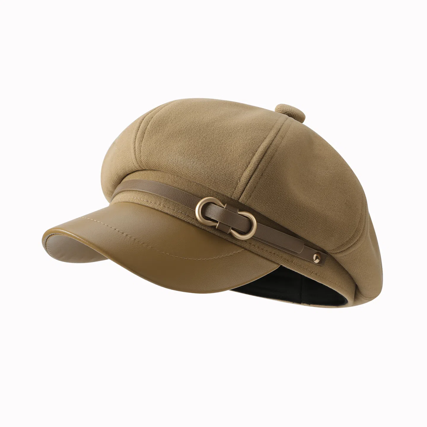 【秋冬必备】 稻草人 英伦风显脸小八角帽 复古百搭时尚 韩版文艺学院风 涤纶+粘胶纤维 贝雷帽 女款