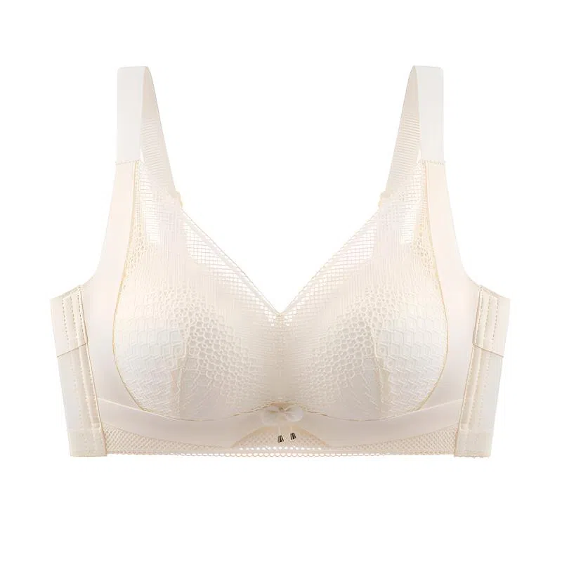 莫代尔 性感蕾丝聚拢内衣柔软亲肤舒适透气背心收副乳防下垂美背轻薄轻盈文胸 女款