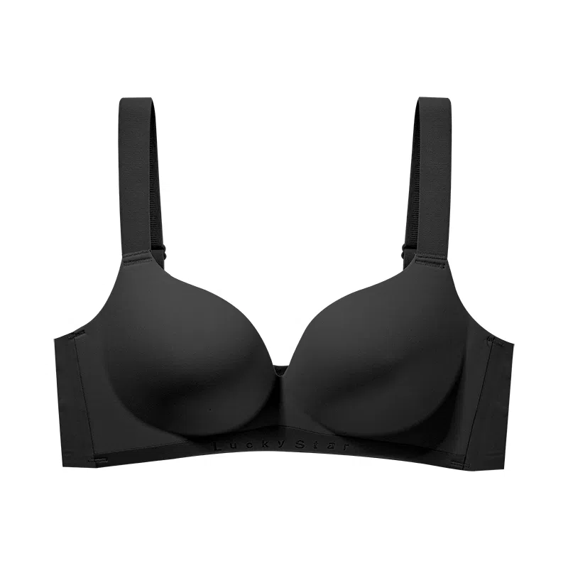 二三二三 无痕隐形舒适透气不闷汗内衣聚拢有型防下垂收副乳妈生感胸罩柔软亲肤简约时尚美背日常百搭无钢圈文胸 女款