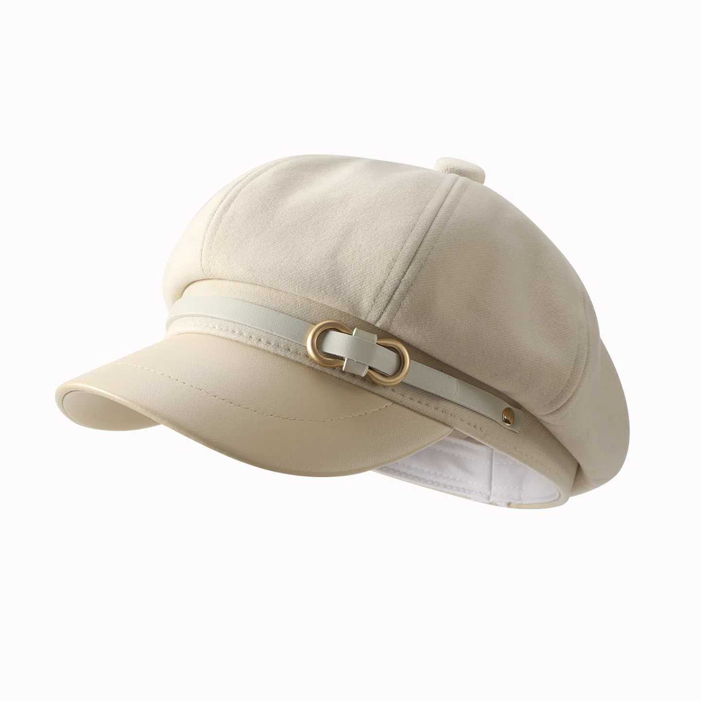 【秋冬必备】 稻草人 英伦风显脸小八角帽 复古百搭时尚 韩版文艺学院风 涤纶+粘胶纤维 贝雷帽 女款