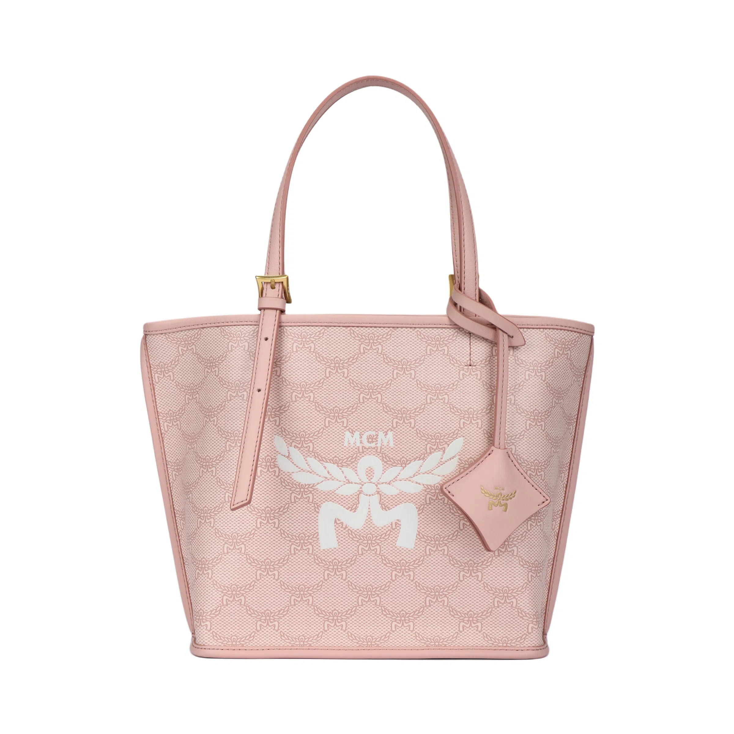 MCM Himmel Lauretos Tote Bag Pink