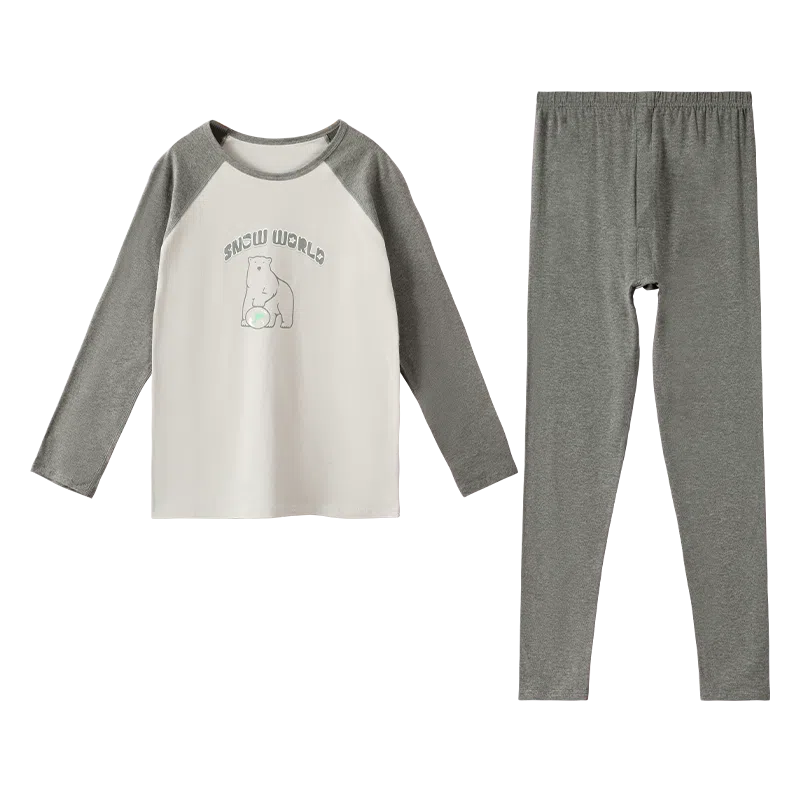 红豆 秋衣秋裤春秋亲肤微绒感保暖套装内衣