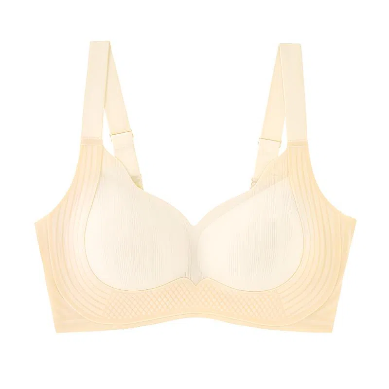 莫代尔 轻盈聚拢舒适承托调整型透气背心侧收副乳防下垂无痕内衣时尚百搭柔软聚拢文胸 女款