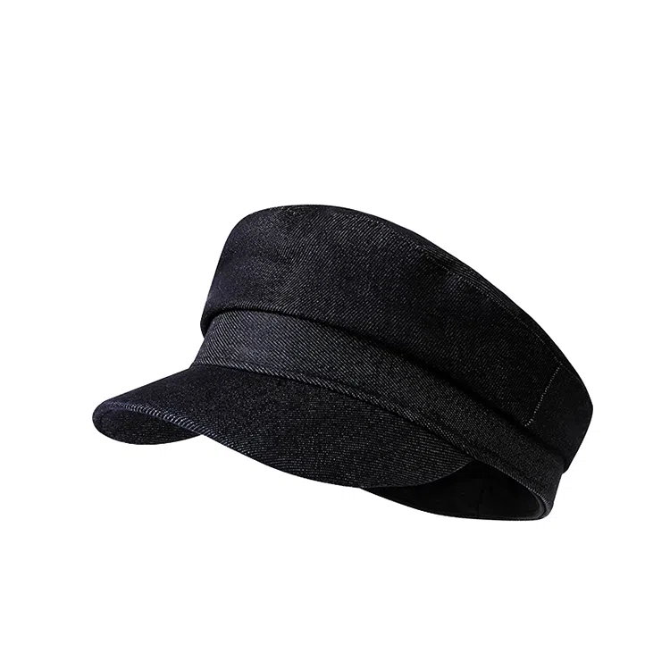 心水好物 时尚百搭平顶纯色海军帽水洗牛仔高级感 棉  贝雷帽 男女同款情侣款