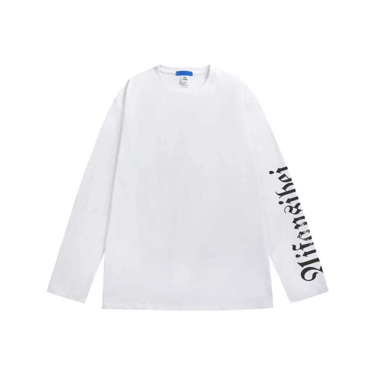 Avansbay Retro Letter Print Long Sleeve Tee
