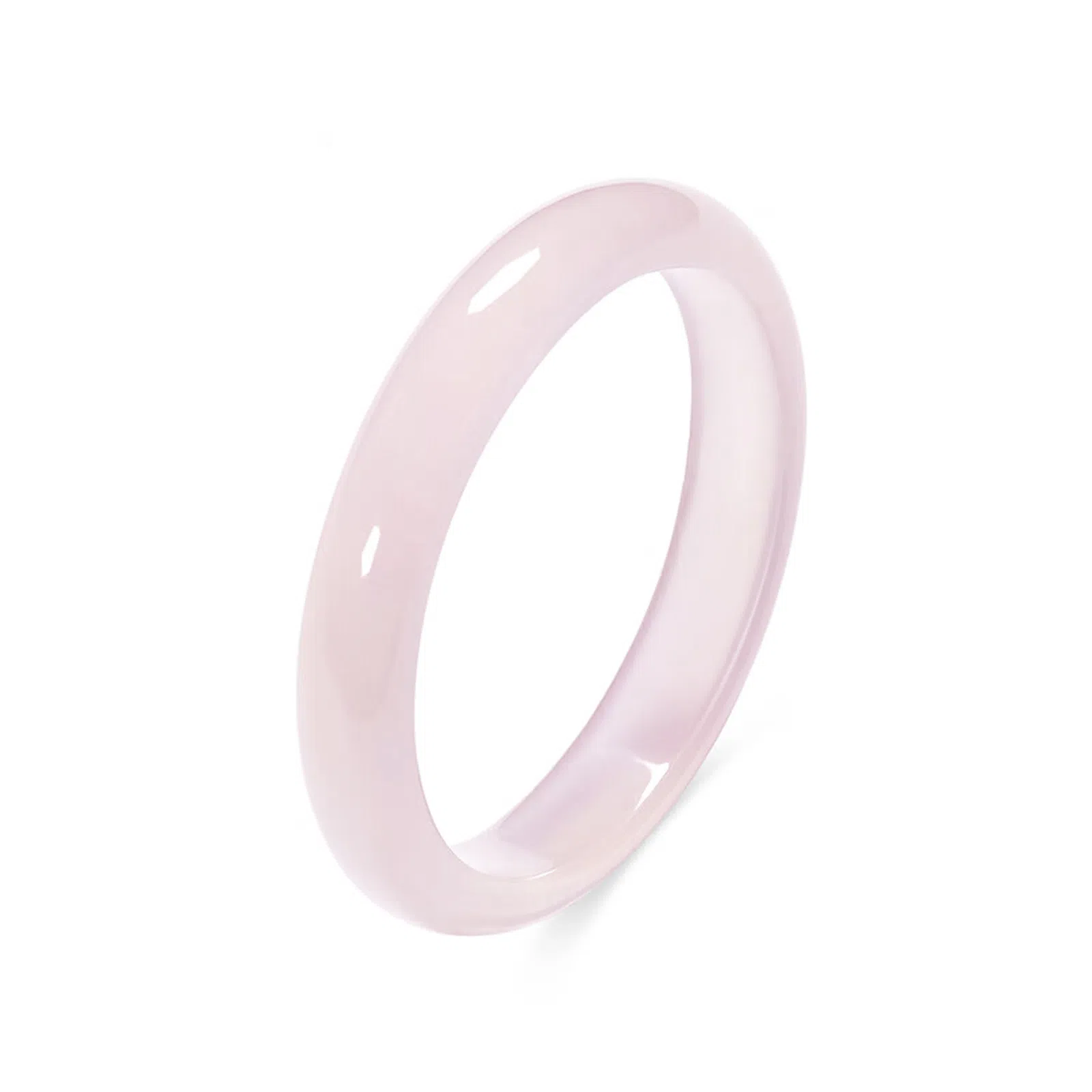 九龙古 新中式国潮古风复古雾霾清新白月光叮当镯 旗袍汉服 猫眼石 玉石手镯 女款