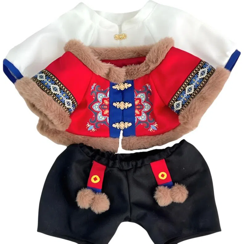 启启 新中式娃娃公仔 替换潮衣 娃衣着替