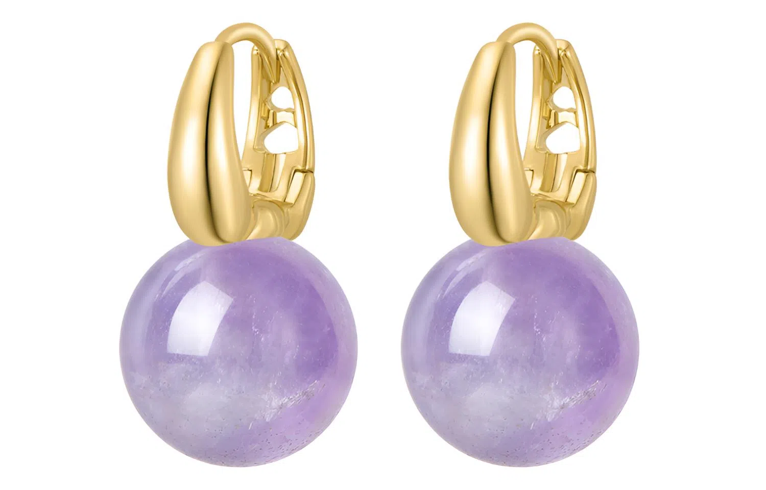 石头记 紫气东来 耳饰小众精致白 氛围感 优雅高级感 约会通勤百搭贵气感#好运礼盒款 白水晶 耳环 女款