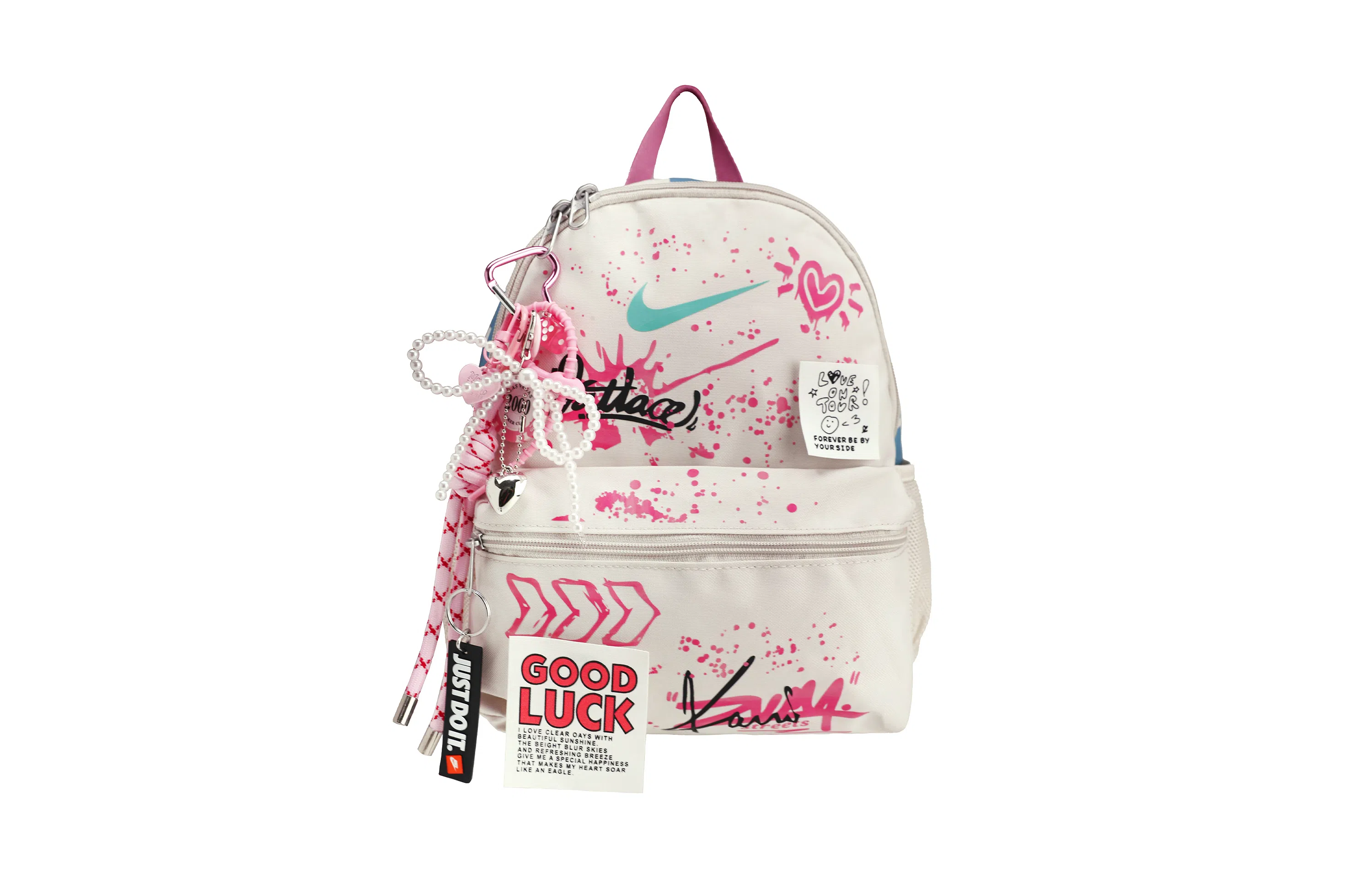 Nike Runaway Sweetheart Backpack Gray White