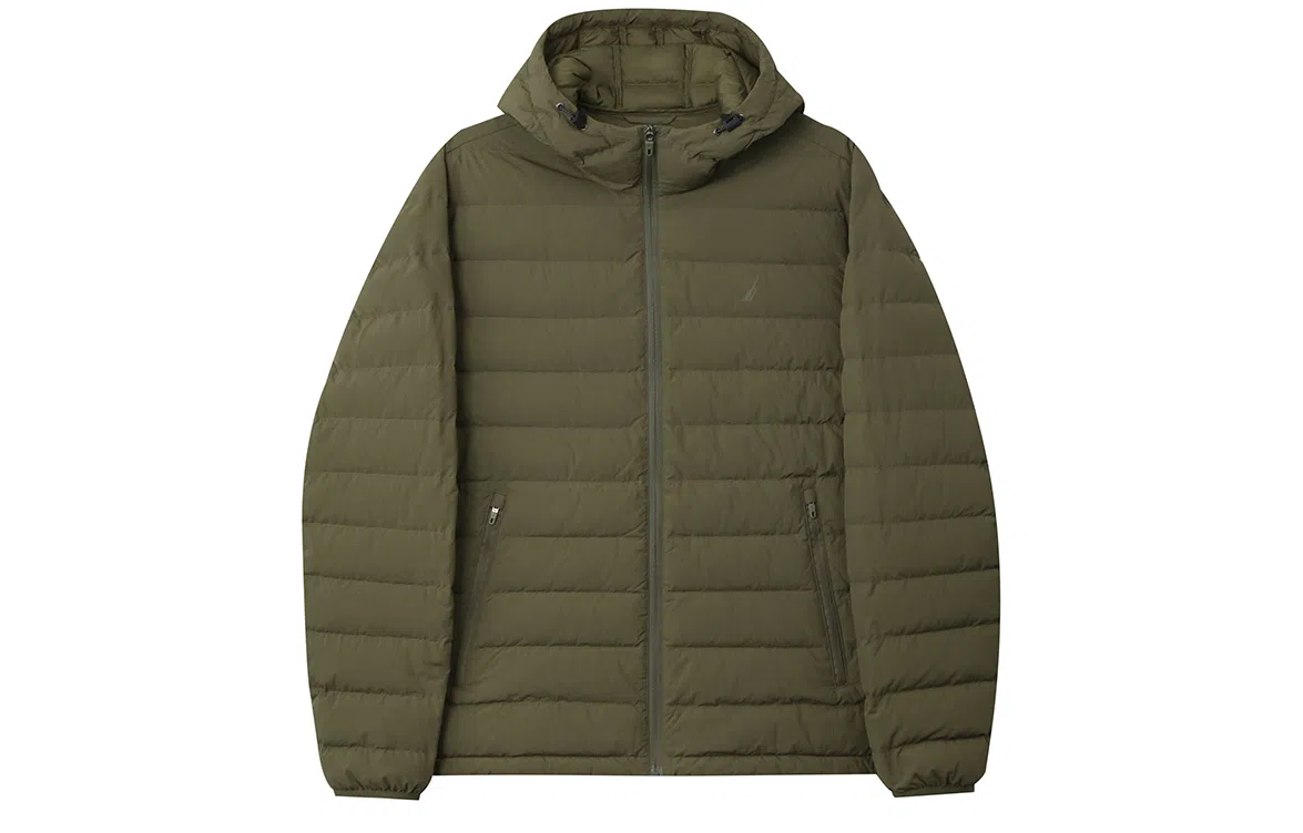 Nautica Windproof Hooded Down Jacket