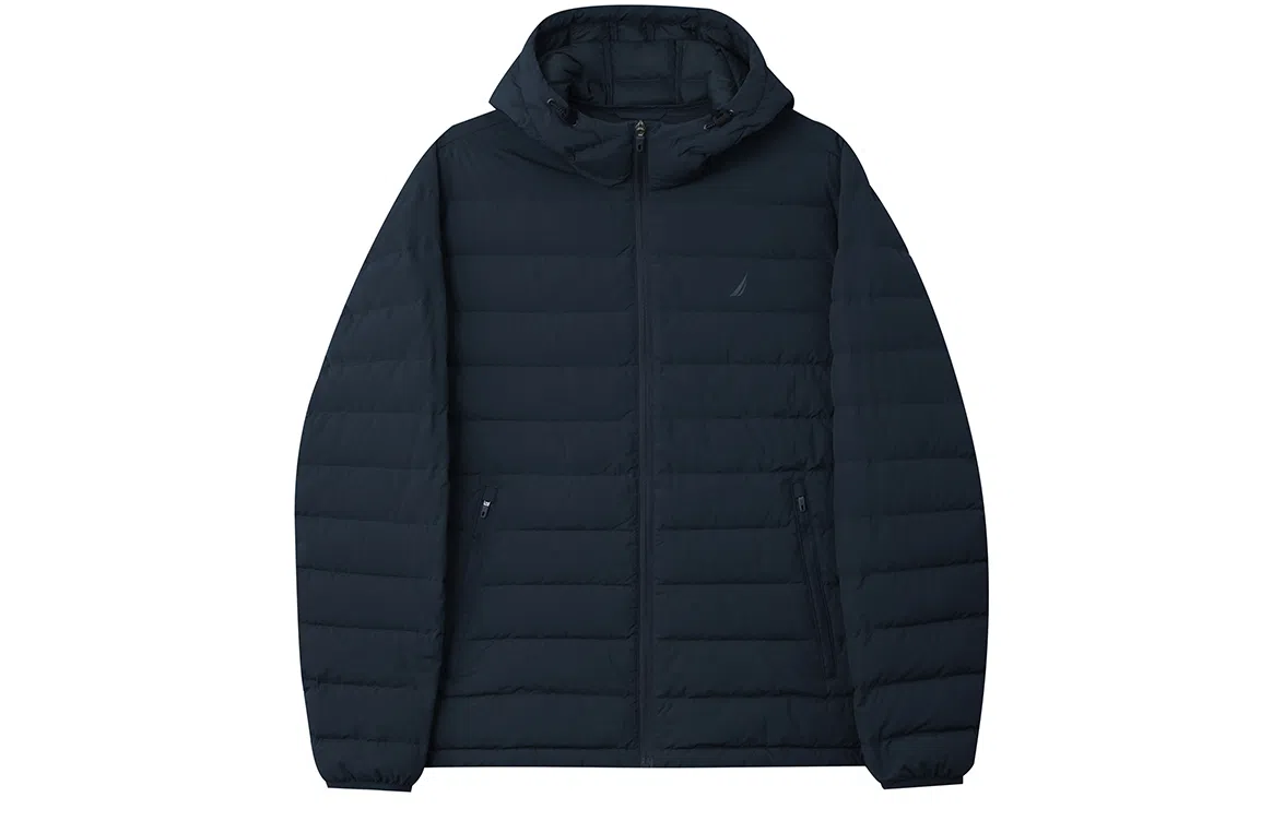 Nautica Windproof Hooded Down Jacket
