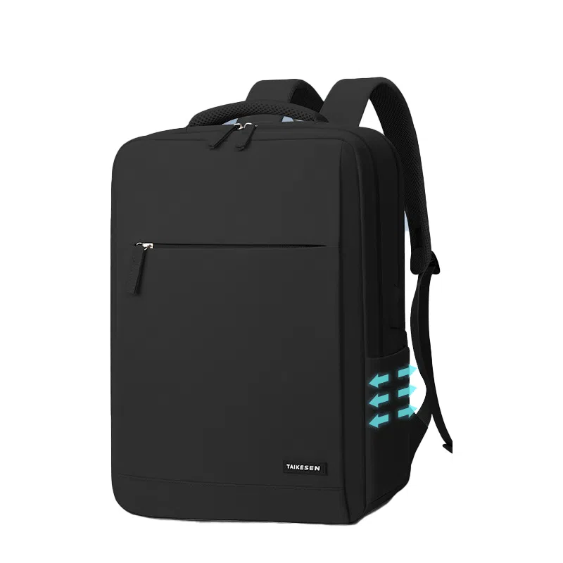 泰克森 极简高级感小众大容量多隔层防泼水通勤休闲 牛津布 双肩包 常规 男女同款情侣款 多色