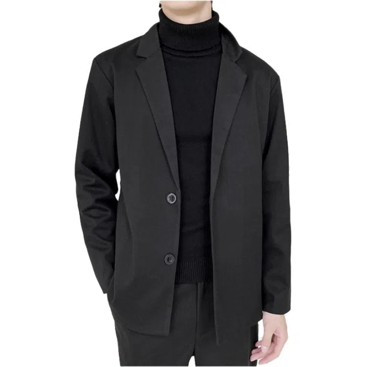 纯色简约两粒扣多季百搭休闲西服外套西装 男女同款