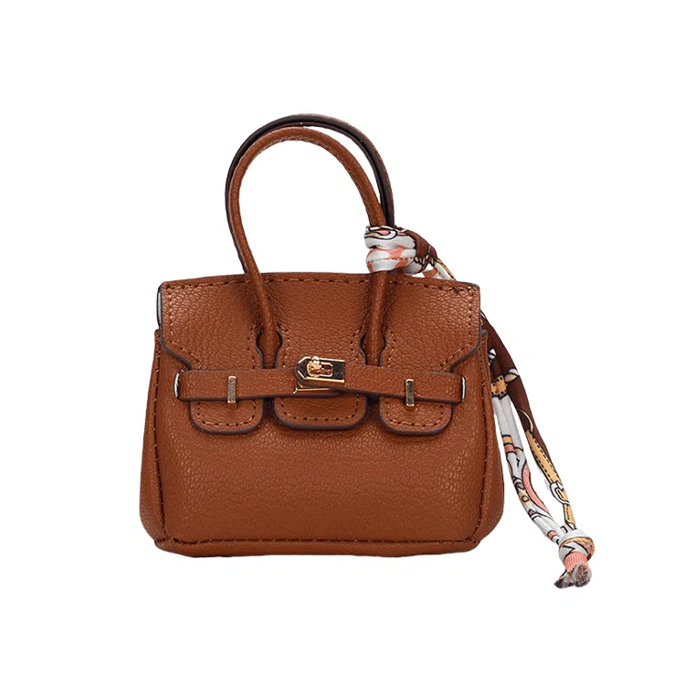 玄唐 创意硬币耳机钥匙迷你包包汽车挂饰 贵气箱包 皮革 挂件 女款