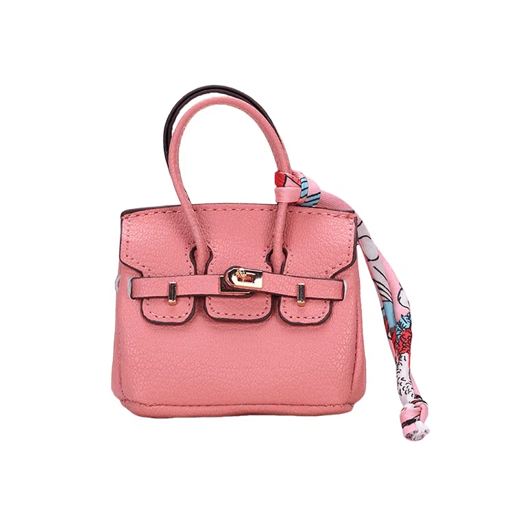 玄唐 创意硬币耳机钥匙迷你包包汽车挂饰 贵气箱包 皮革 挂件 女款