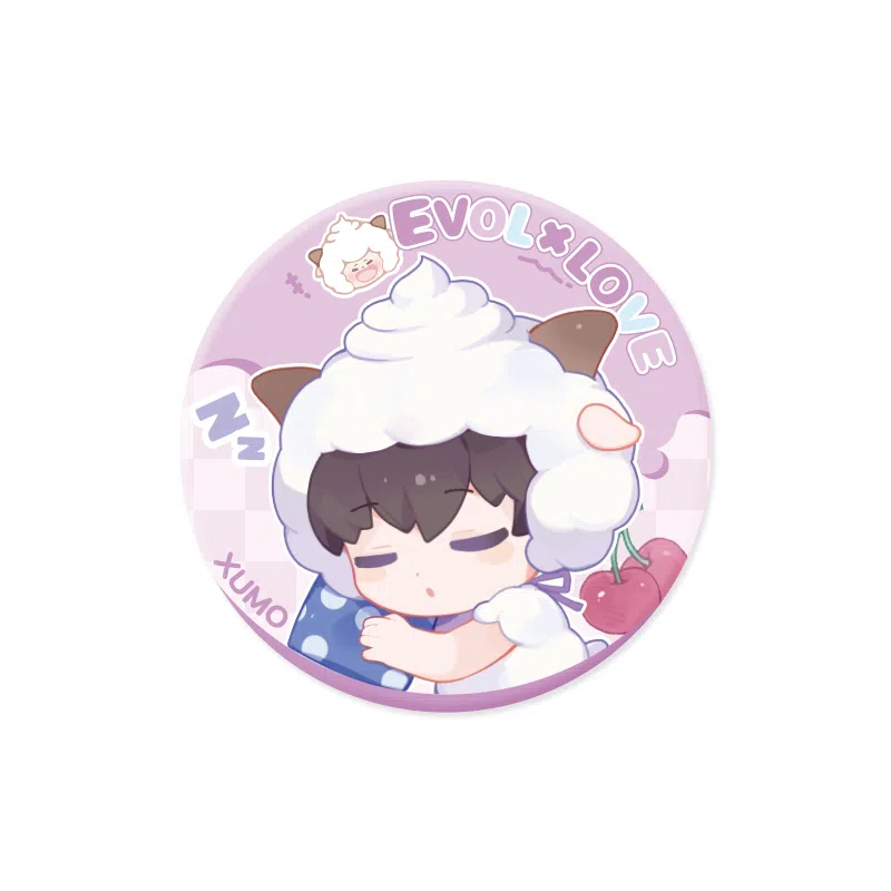 玩点无限 恋与制作人 喜羊羊与灰太狼 李泽言 许墨 白起 周棋洛 喜羊羊 懒羊羊 羊村奇旅系列可爱 萌趣  徽章