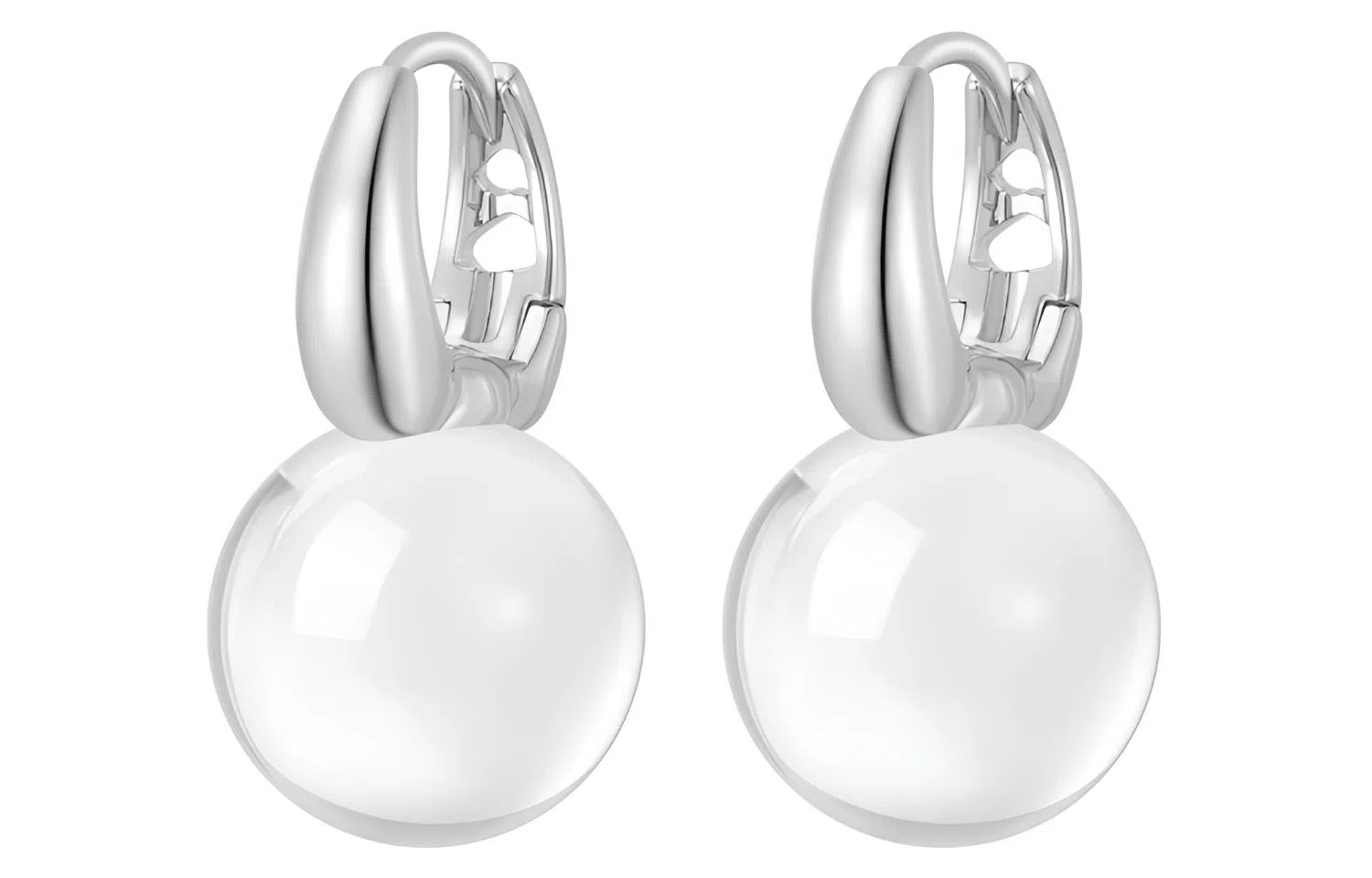 石头记 紫气东来 耳饰小众精致白 氛围感 优雅高级感 约会通勤百搭贵气感#好运礼盒款 白水晶 耳环 女款